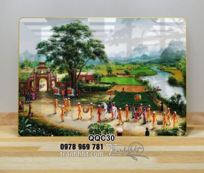 Tranh Đồng Quê Việt Nam QQC30