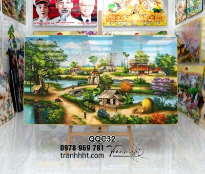 Tranh Đồng Quê Việt Nam QQC32
