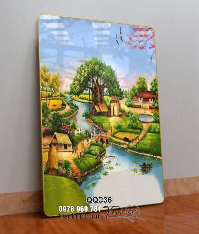 Tranh Đồng Quê Việt Nam QQC36