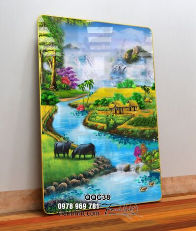 Tranh Đồng Quê Việt Nam QQC38