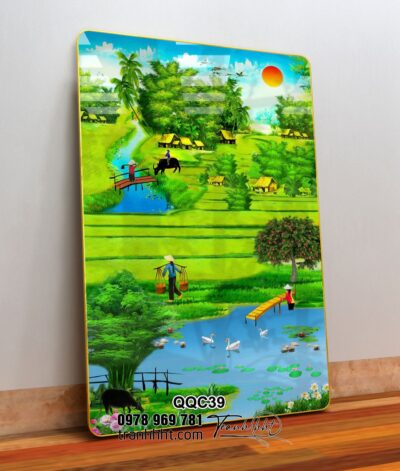 Tranh Đồng Quê Việt Nam QQC39