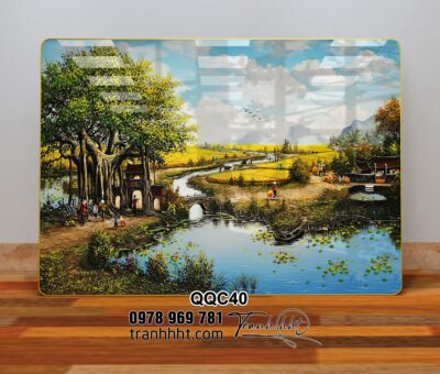 Tranh Đồng Quê Việt Nam QQC40