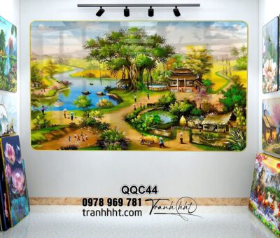 Tranh Đồng Quê Việt Nam QQC44