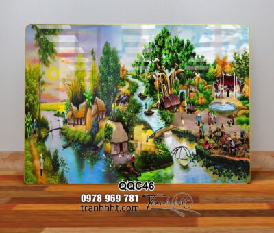 Tranh Đồng Quê Việt Nam QQC46