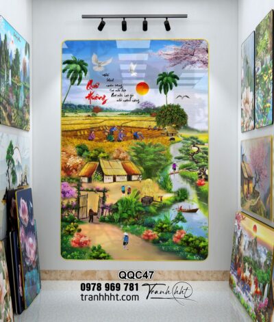 Tranh Đồng Quê Việt Nam QQC47