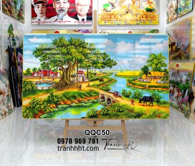 Tranh Đồng Quê Việt Nam QQC50