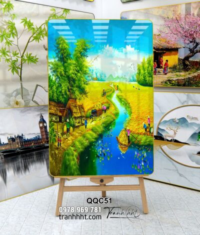Tranh Đồng Quê Việt Nam QQC51