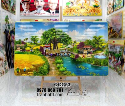 Tranh Đồng Quê Việt Nam QQC53