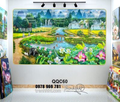 Tranh Đồng Quê Việt Nam QQC60