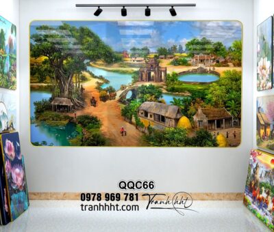 Tranh Đồng Quê Việt Nam QQC66