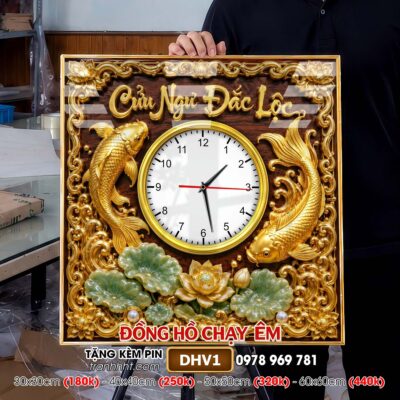 Tranh Đồng Hồ treo tường DHV1