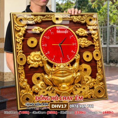 Tranh Đồng Hồ treo tường DHV17