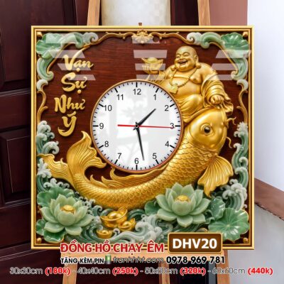 Tranh Đồng Hồ treo tường DHV20
