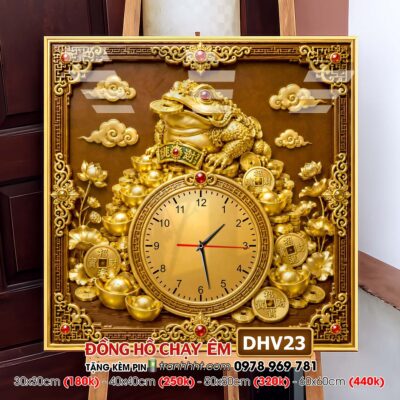 Tranh Đồng Hồ treo tường DHV23