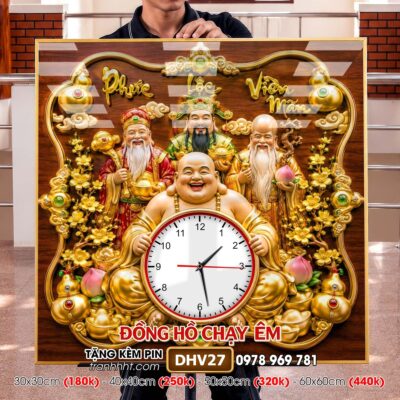 Tranh Đồng Hồ treo tường DHV27