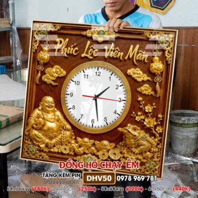 Tranh Đồng Hồ treo tường DHV50