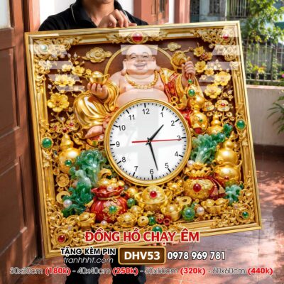 Tranh Đồng Hồ treo tường DHV53