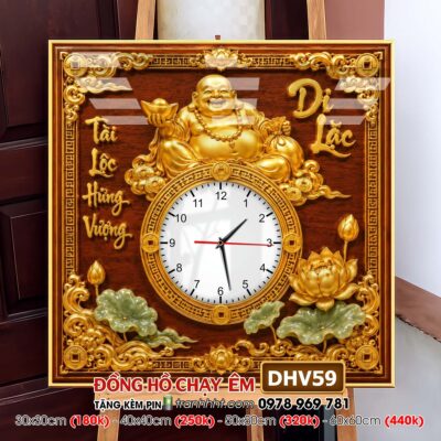 Tranh Đồng Hồ treo tường DHV59
