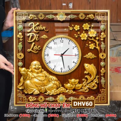 Tranh Đồng Hồ treo tường DHV60
