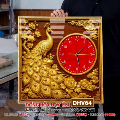 Tranh Đồng Hồ treo tường DHV64