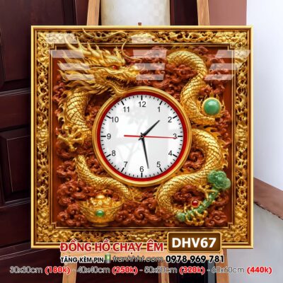 Tranh Đồng Hồ treo tường DHV67