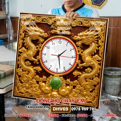 Tranh Đồng Hồ treo tường DHV69