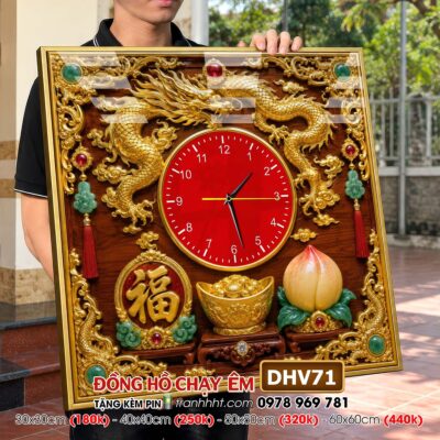 Tranh Đồng Hồ treo tường DHV71