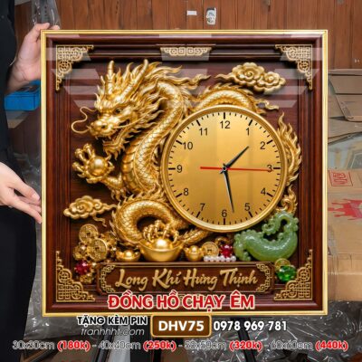 Tranh Đồng Hồ treo tường DHV75