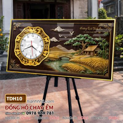 Tranh Đồng Hồ treo tường TDH10