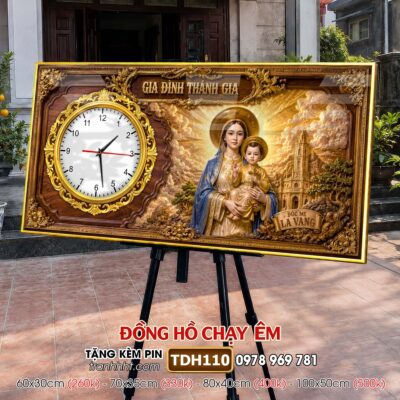 Tranh Đồng Hồ treo tường TDH110