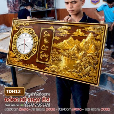 Tranh Đồng Hồ treo tường TDH12