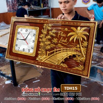 Tranh Đồng Hồ treo tường TDH15