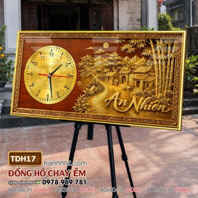 Tranh Đồng Hồ treo tường TDH17