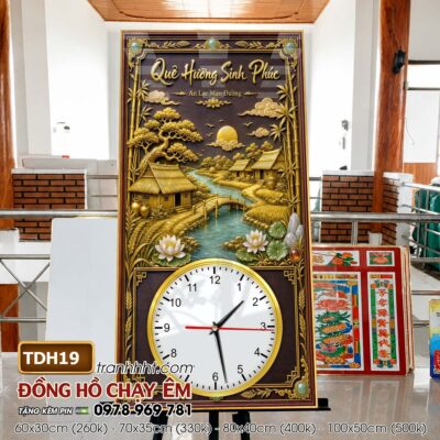 Tranh Đồng Hồ treo tường TDH19