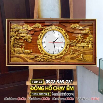 Tranh Đồng Hồ treo tường TDH22