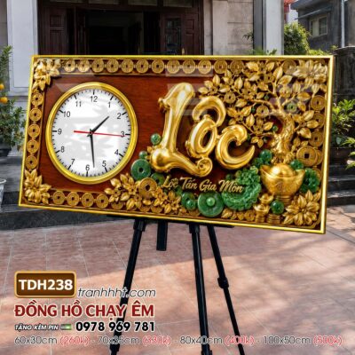 Tranh Đồng Hồ treo tường TDH238