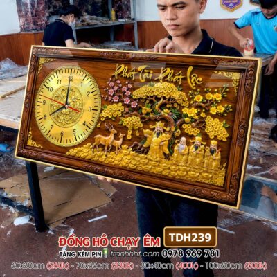 Tranh Đồng Hồ treo tường TDH239