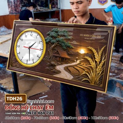 Tranh Đồng Hồ treo tường TDH26