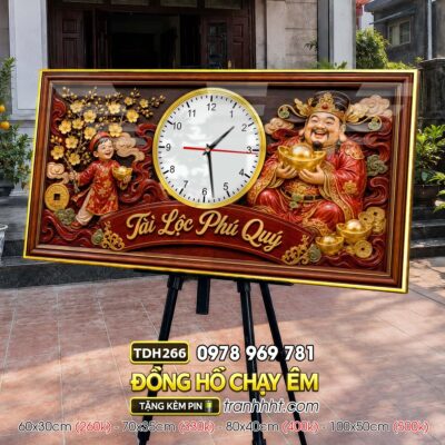 Tranh Đồng Hồ treo tường TDH266