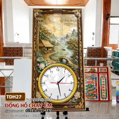 Tranh Đồng Hồ treo tường TDH27