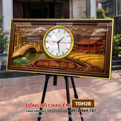 Tranh Đồng Hồ treo tường TDH28
