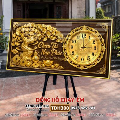 Tranh Đồng Hồ treo tường TDH300
