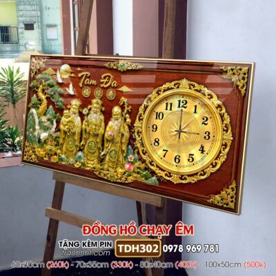 Tranh Đồng Hồ treo tường TDH302