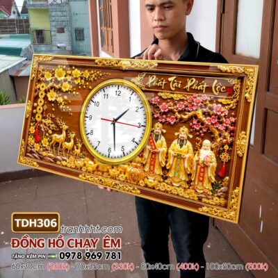 Tranh Đồng Hồ treo tường TDH306