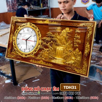 Tranh Đồng Hồ treo tường TDH31