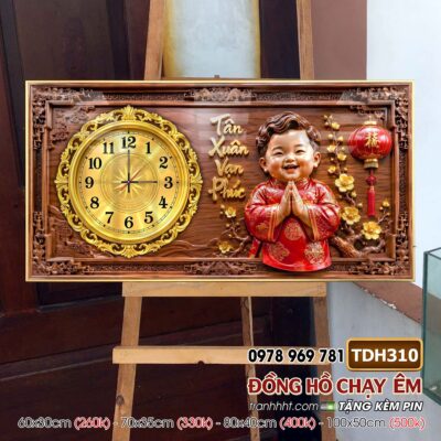 Tranh Đồng Hồ treo tường TDH310