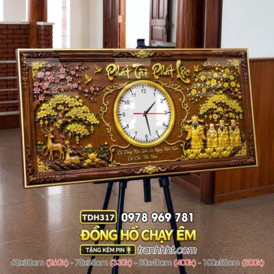 Tranh Đồng Hồ treo tường TDH317