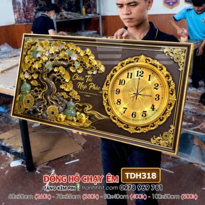Tranh Đồng Hồ treo tường TDH318