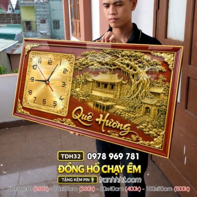 Tranh Đồng Hồ treo tường TDH32