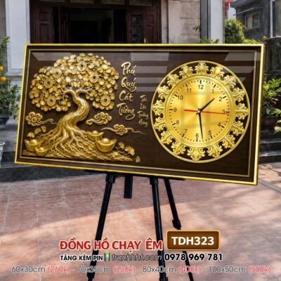 Tranh Đồng Hồ treo tường TDH323